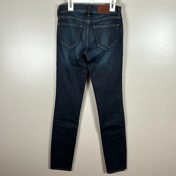 Madewell Size 24 Alley Straight Dark Wash Jeans - Picture 5 of 8